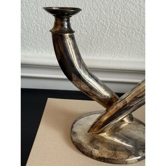 Silver Candelabra Gio Ponti Style - Picture 3 of 10